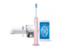 pink electric toothbrush kit