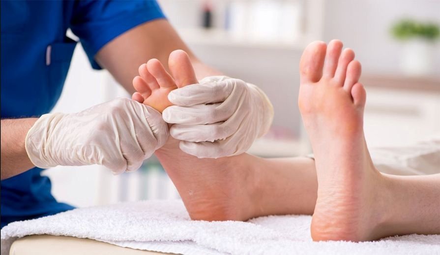 foot treatment at our clinic