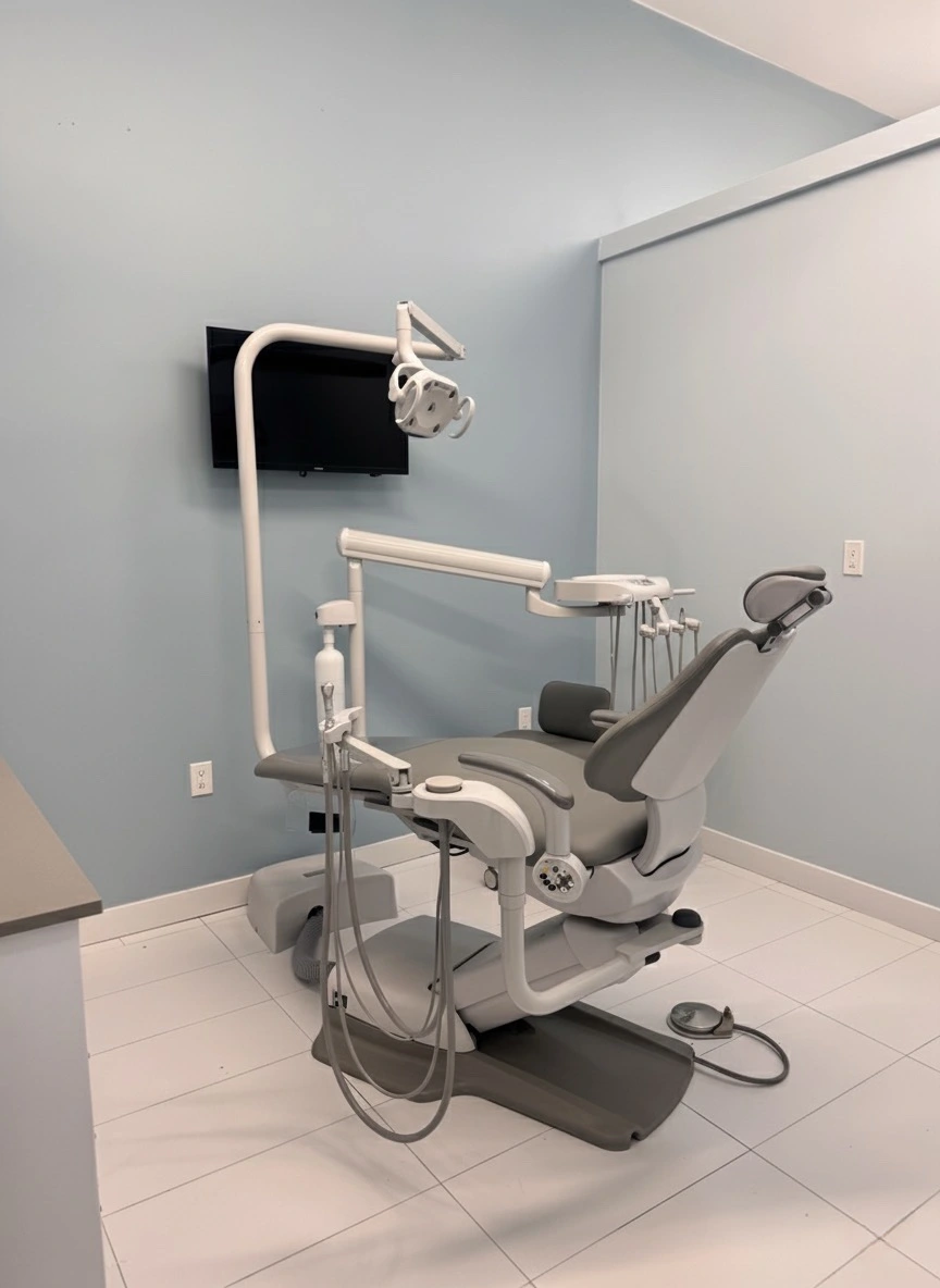 modern chair treatment at our dental clinic