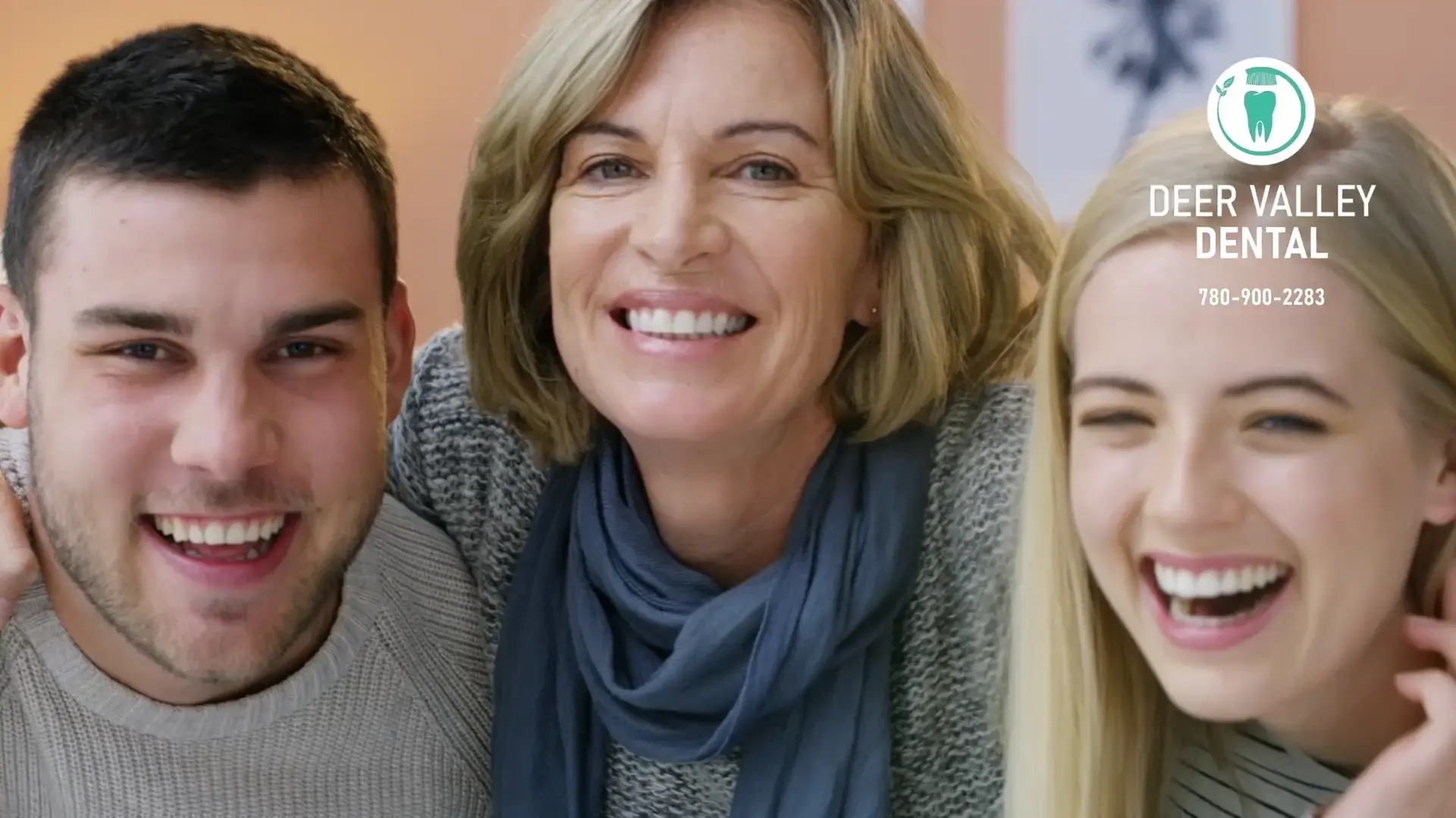 smiling family video thumbnail for comprehensive family care at dental clinic near you