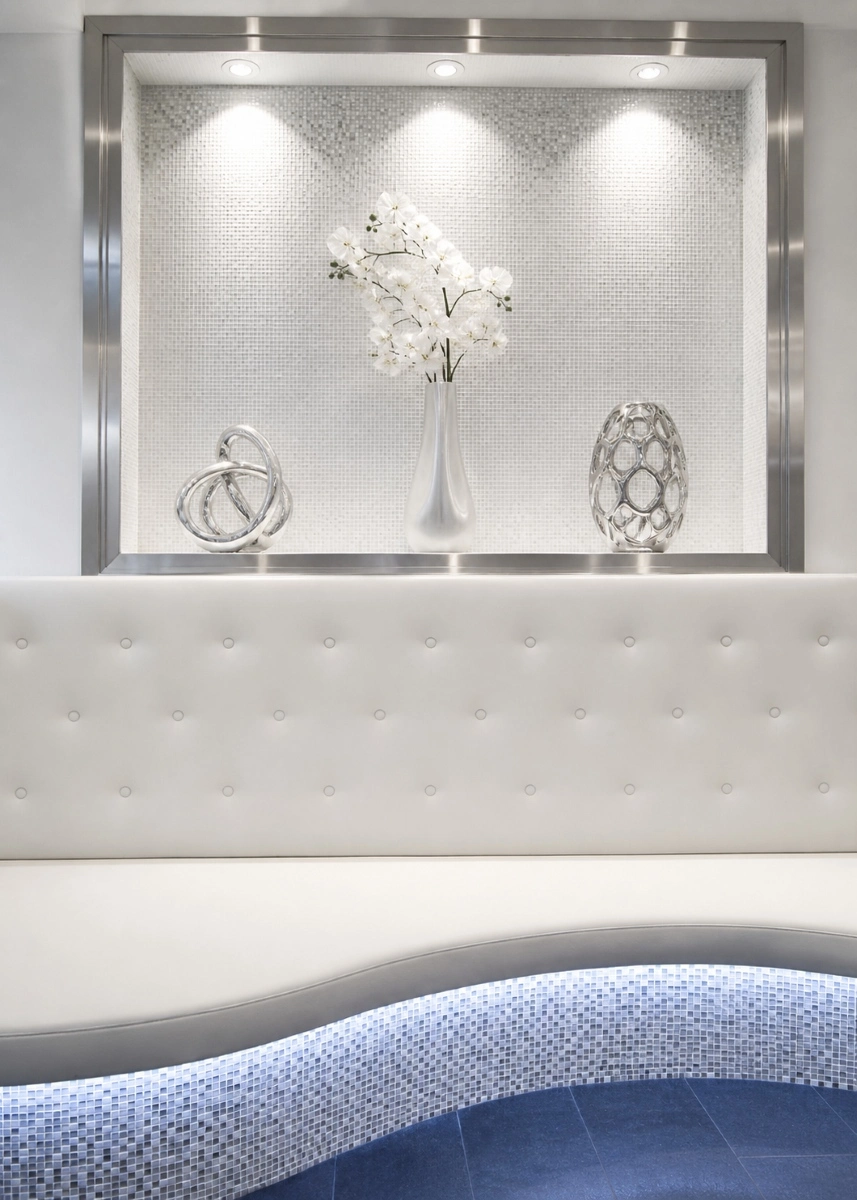 comfortable waiting area at our dental clinic